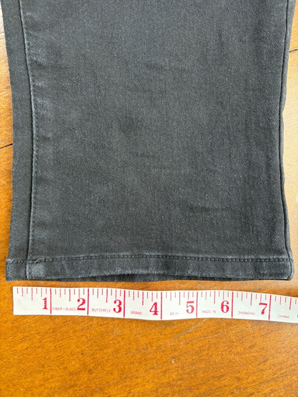 d.Jeans Capri Length Black Jeans Size 14 - Picture 8 of 10